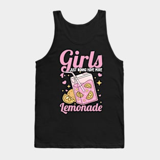 Girl Lemonade Sweet Lemon Juice Gift Tank Top